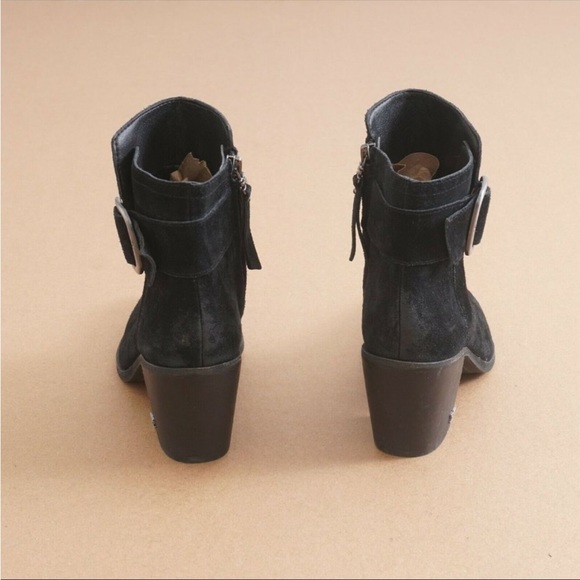 Sam Edelman "Leonia" Womens Boots Pointed Toe Blac - Picture 5 of 7